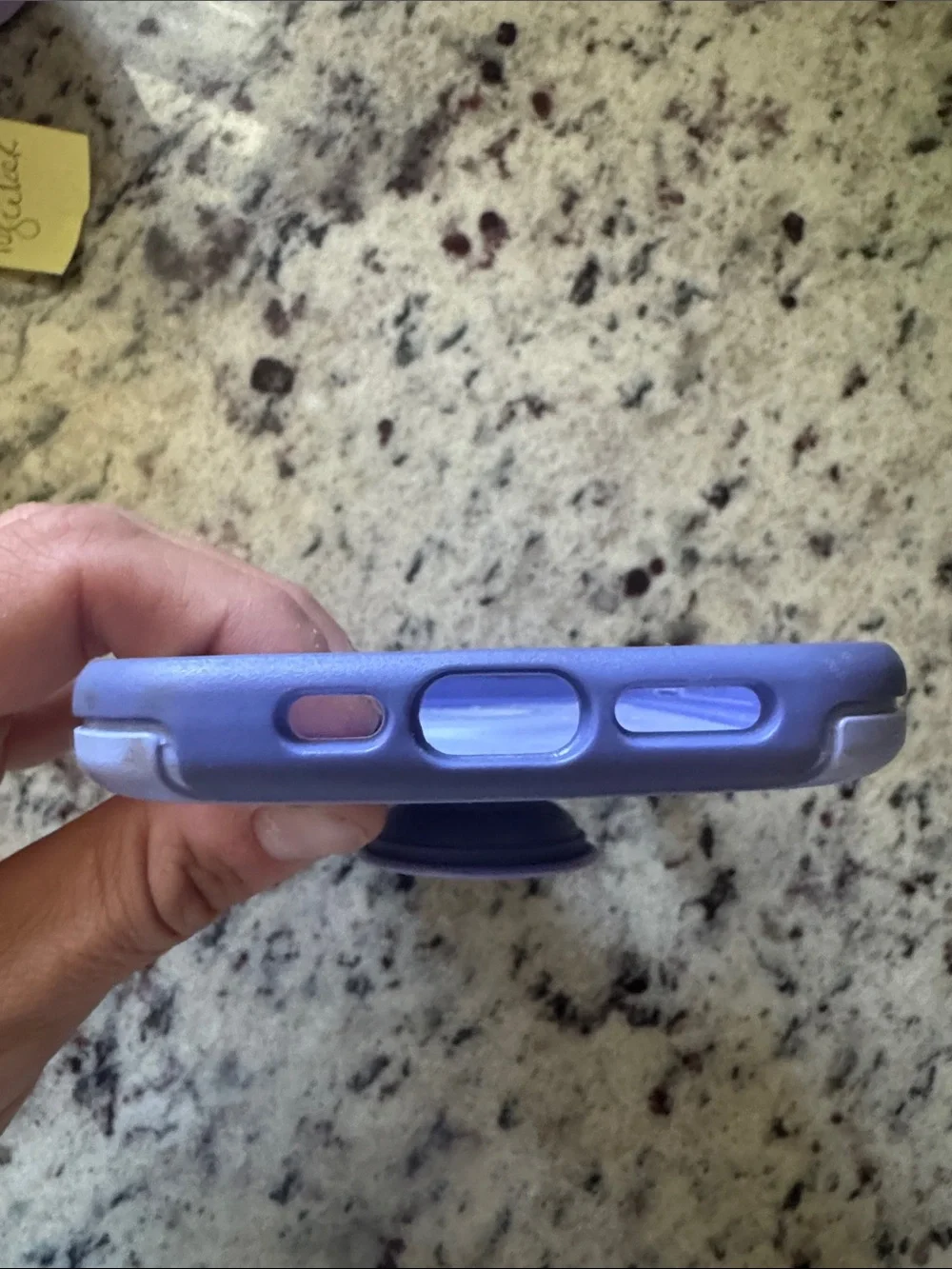 Purple Otterbox Phone Case with Pop Socket
